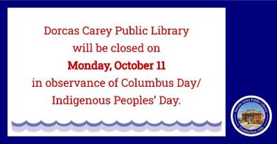 Library Closed in Observance of Columbus Day