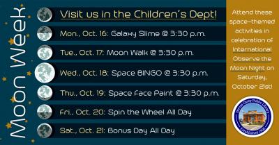 Moon Week - Space BINGO