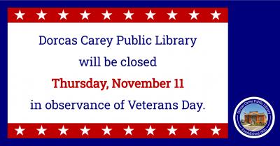 Closed in Observance of Veterans Day
