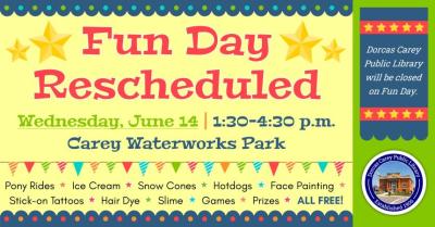 Fun Day - Waterworks Park - 1:30 - 4:30 p.m.