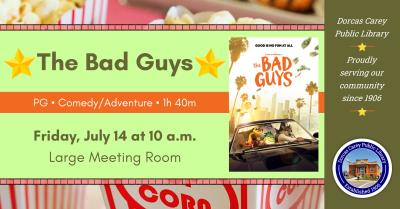 Visit the Library on Friday's at 10 a.m. for movies!