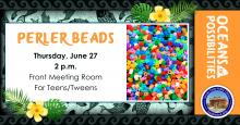 Perler beads advertisement