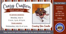Crazy Crafters advertisement