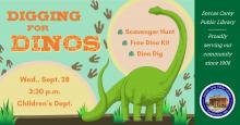Digging for Dinos home slide